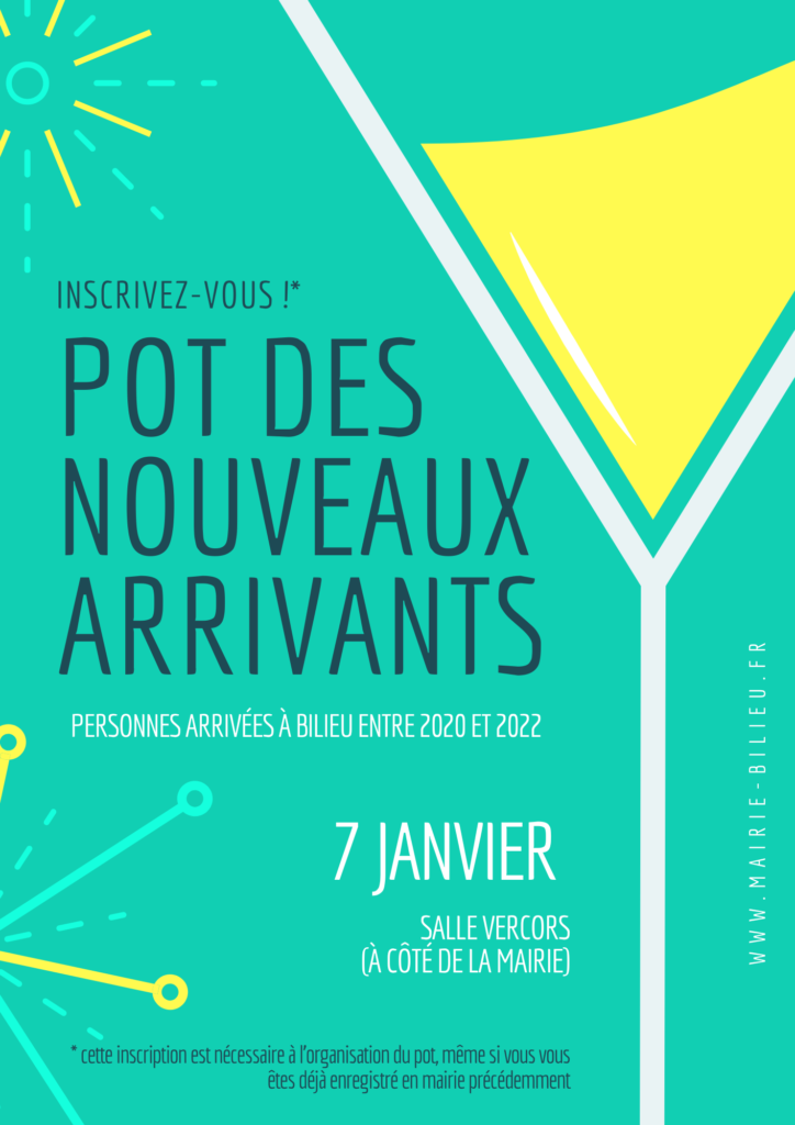 Nouveaux Arrivants Rendez Vous Le 7 Janvier Bilieu